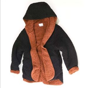 NWT UO Carmella Reversible Hooded Teddy Jacket